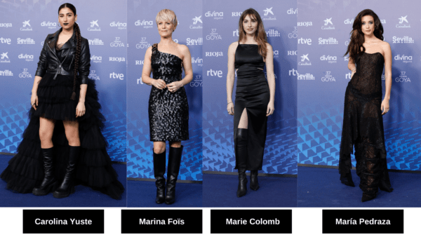 "Botas altas" la tendencia que pisa fuerte en los Premios Goya 